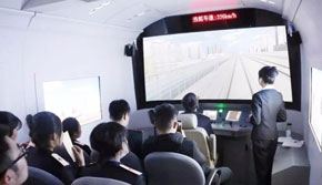 高铁乘务专业模拟室